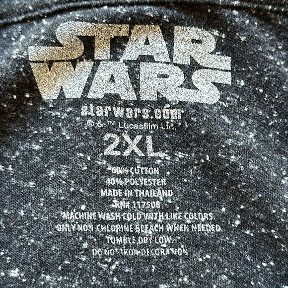 Star Wars The Force Awakens black T-shirt, size 2XL - Picture 4 of 4